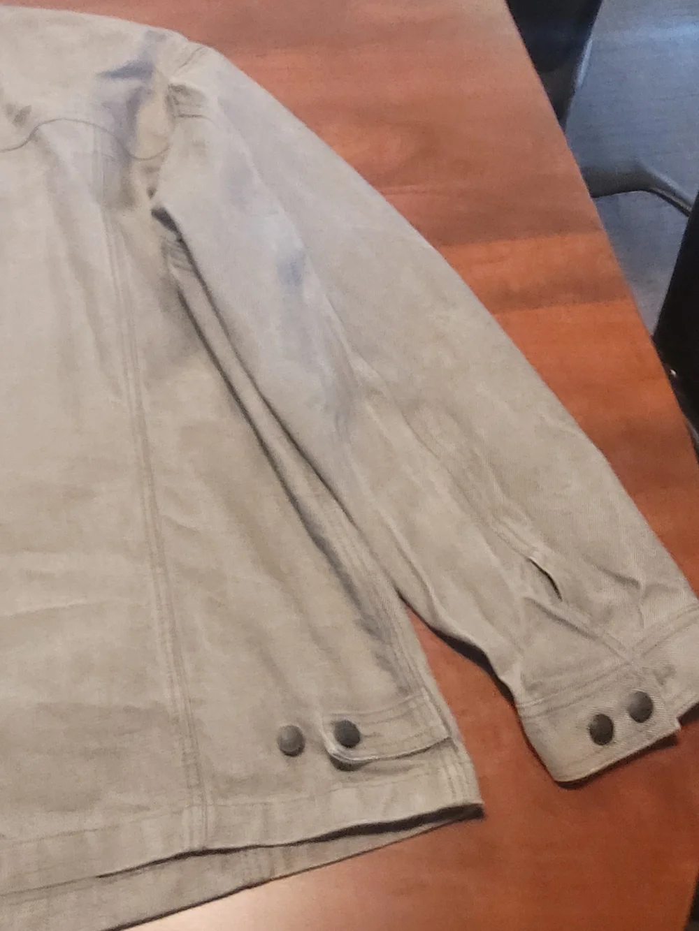 Marithe Francios Girbaud 90s Men's Light Gray Lightweight Denim Jacket